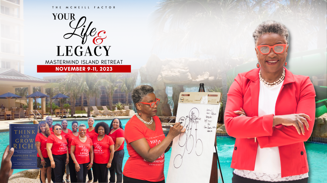 Ann McNeill Your Life and Legacy Retreat Banner